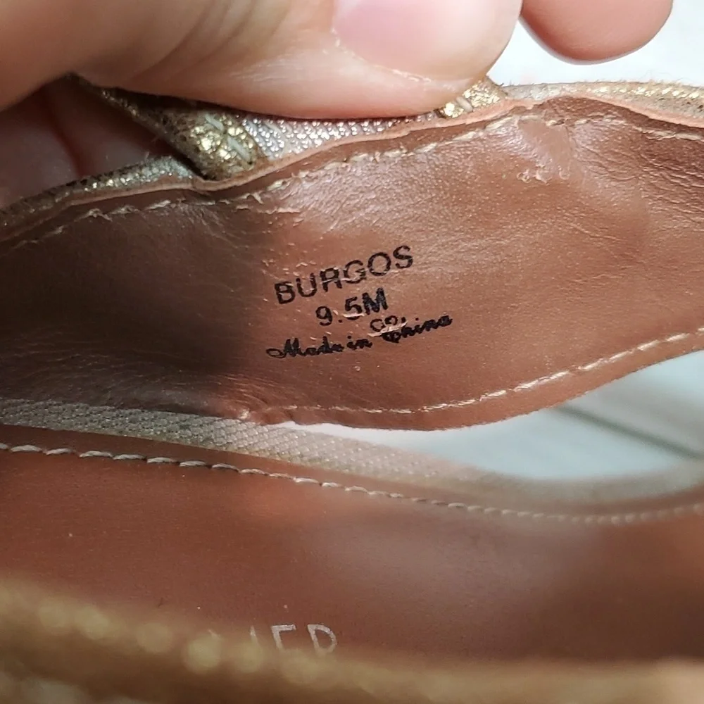 Donald j Pliner Womens Burgos Espadrille Wedge Sandals Shoes sz 9.5M